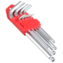 Saituo metric extended ball head hex wrench 9 sets of universal automatic tools extended mechanical maintenance