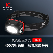 Keritz HM1 induction night fishing headlight strong light super bright off-road camping hiking mountaineering charging waterproof charging