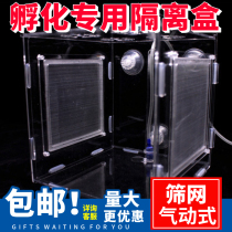 Fish tank isolation box acrylic gold wave crystal shrimp incubator breeding box guppy fish isolation net isolation plate