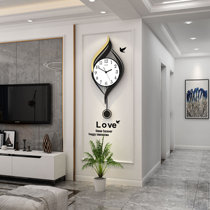 Creative personality art clock clock living room home fashion hanging watch modern simple Nordic atmospheric clock hanging wall