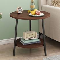 Wrought iron bedside table sofa corner several bedroom bedside small round table