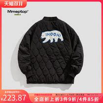 Mmoptop winter Japanese trend casual couple padded jacket mens loose tide brand padded jacket solid color padded jacket
