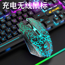 Fire Silver Fox Wireless Mouse Rechargeable Radio Competitive Mouse for Apple Huawei Glory Dell Notebook