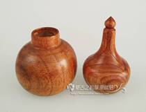 Mongolian characteristic tableware natural wood toothpick tube handmade gourd-shaped toothpick tube Mongolian food wooden tableware