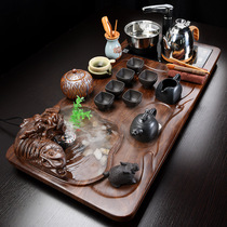 High-end purple sand Kung Fu tea set Office household living room ceramic teapot teacup tea tray Automatic integrated