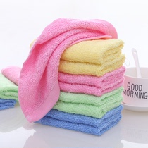 Dishwashing Diviner Oil Lie with no stick oil dishwashing towel pure cotton wood fiber colored square towels small towel kitchen rag
