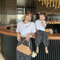 Pro-Child Fashion Han version of pure cotton female dress Summer suit Yangqi casual fashion Two sets of 2022 new wave
