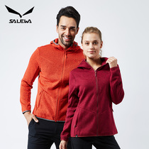 Tutu Outdoor SALEWA Salehua Couples Hooded Cardigan Sweatshirt Hiking Knitted Sports Top
