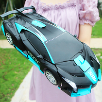 Gesture sensing deformation remote control car King Kong Robot Racing Car Charging Electric Children boy toy car 3-6 years old