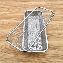 Restaurant stainless steel chopsticks spoon storage box storage box storage chopsticks box basket chopsticks rack disinfection cabinet tableware drain home
