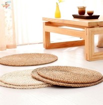 Meadow grass mat home cushion meditation straw woven tatami simple grass mat tea ceremony round group folding