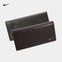 Birthday gift NIKE PU leather clip card bag NIKE two fold long wallet for men and women long wallet wallet