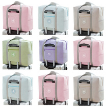 Luggage Bag Bag Woman Short Trip Handbag cotton quilts Contained Light Large Capacity Portable Colatable Pull Rod box