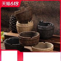 Mens ashtray multifunctional creative personality simple office decoration antique practical ancient tea table art