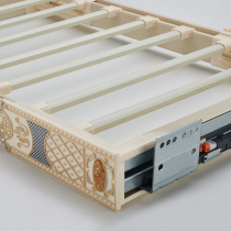 Telescopic wardrobe trouser rack cloakroom push-pull West trouser rack pant suspension drawing rack pants pumping furniture hardware accessories