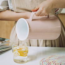 Tree can be Nordic wind enamel cold kettle household large capacity 2L cold kettle high temperature cold white water-cooled kettle