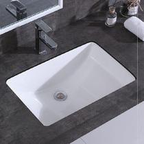 Under-counter basin washbasin embedded washbasin Ceramic kitchen small mini single basin sink 16 inch washbasin square