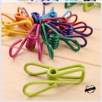 Non-rust metal clip clothes jacket household drying clothes clip windproof small fixed hanger large drying socks