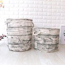 Factory fabric European and American style waterproof foldable dirty clothes basket laundry basket storage basket