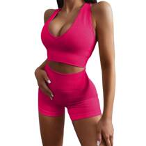 Seamless sports yoga fitness clothes Zhejiang Jin bra shorts