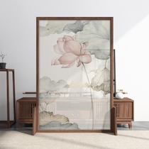 New Chinese screen partition living room bedroom block home Modern simple entrance entrance porch Zen mobile seat screen