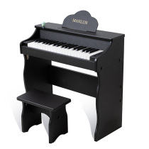 Manlon childrens small piano 37 keys wooden beginner Enlightenment electronic organ girl baby toy year gift microphone