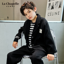 La Chapelle Childrens Wear Suit Childrens Coat Set 2021 New Autumn Boys Small Suit Dress