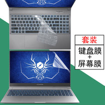 Mechanical revolution Dragon 5 560 keyboard film AMD key set 15 6-inch computer tempered film Ruilong R5R7 notebook screen protection film set