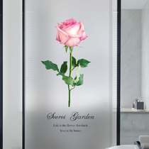 Frosted door and window glass stickers Translucent opaque bathroom Bathroom shading anti-peep glass film Anti-light