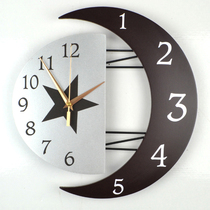Clock and wall clock living room personality creative clock home fashion simple silent hanging watch bedroom home quartz clock