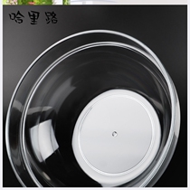 Wash basin beauty salon special Korean transparent small imitation glass wash basin general supplies