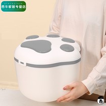 Cat Food Storage Barrel Pet Storage Barrel Sealed Moisture Protection Dog Food Storage Tank Kitty Food Household Containing Box box