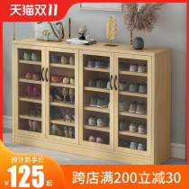 Nordic shoe cabinet home door entrance hall cabinet simple modern porch cabinet multi-layer transparent shoe shelf large capacity