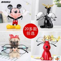 Creative cute glasses display shelf decoration display props desktop glasses storage bracket glasses shelf swing
