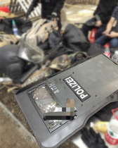 High-strength impact-resistant flash shield off live people CS Riot shield blaming Wu original design cos props