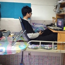 Home Guest College Student Dorm Room Bed Leaning Back Chair Folding Chair Deck Chair Computer Chair Sloth Chair Backrest Dorm Room God