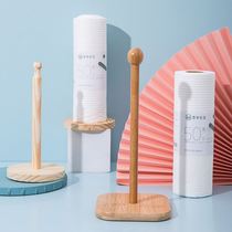 Kitchen tissue rack-free kitchen roll paper frame wall-mounted napkin holder pine beech stand