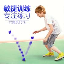 Hexagonal ball Reaction ball Variable direction ball Sensitive rebound Basketball Tennis Badminton Table Tennis Agility Trainer Children