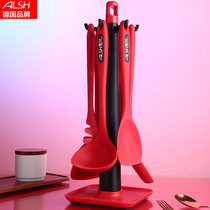 German antibacterial silicone kitchenware set household non-stick pot special shovel spoon spoon spoon spoon fried spoon Colander