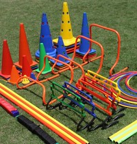 Sign plate agile circle disc football training equipment small bar ice cream bucket foot cone isolation Pier pile coordination running