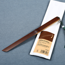 Han Mo antique handmade carbonized bamboo rice paper cutter special knife small portable bamboo saber creative study Four Treasures