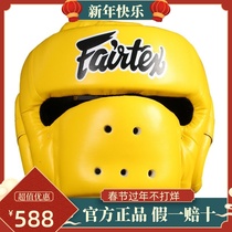 Thailand fairtex Boxing Helmet Full Protection Adult Sanda Boxing Head Protection Muay Thai Training Protective Equipment HG1