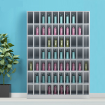 Stainless steel cup cabinet 70 grid school Cup cabinet placed factory workshop staff office tea room rack