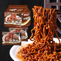 The same bowl of Fu Korean-style fried sauce noodles bagged instant noodles ready-to-eat dormitory instant noodles instant noodles lazy supper fast food mixed noodles