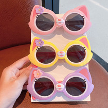 Korean version of the new children sunglasses anti-UV baby sunglasses girl fashion sunscreen girls sunglasses