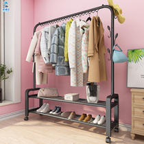 Simple wardrobe iron frame Bedroom combination hanging wardrobe Space-saving dormitory folding storage storage commoner cabinet