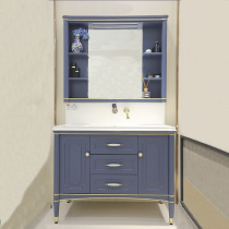 Xima 2017F-1100 basin one-body bathroom cabinet modern simple red star macailong official flagship store