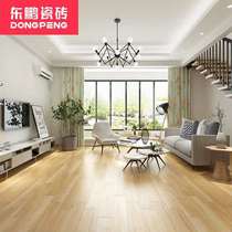 Dongpeng tile camphor wood antique brick Wood grain tile Living room wood grain brick Floor tile imitation wood grain wood floor