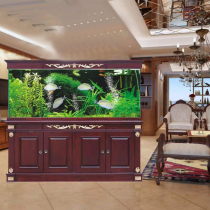 miracle Mengnako Aquarium Fish Tank Nordic Solid Wood Customized Aquarium Fish Tank M-20