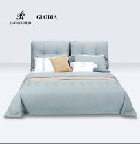 DE RUCCI Musica BCG1-035A Bed frame Simple modern fabric Nordic master bedroom
